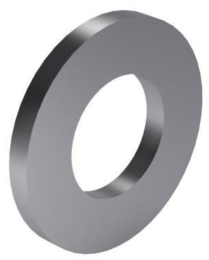 Anilha plana DIN 125-1A Plástico Poliamida (nylon)  Class 6.6