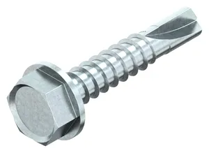 Parafuso Autoperfurante Sextavado DIN7504K Zincado Br. (100un.)