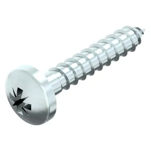 Parafuso Aglomerado Cabeça Queijo Phillips DIN7505N Zincado Br.