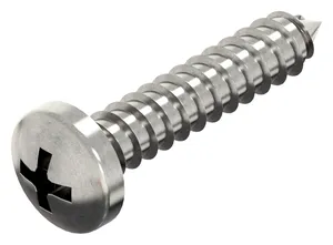 Parafuso Aglomerado Cabeça Queijo Phillips DIN7505N Inox A2