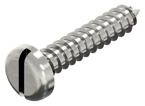 Parafuso Autorroscante Cabeça Cilíndrica Fenda DIN7971 Inox A2
