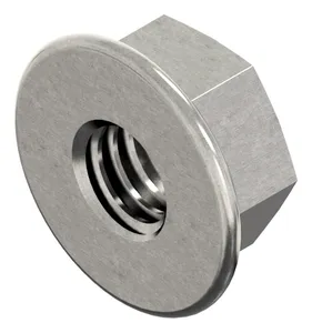 Porca Sextavada c/ Flange DIN6923 Inox A2