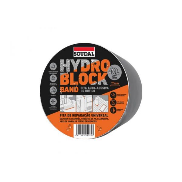 Banda Impermebilização Adesiva Soudal Hydro Block 15cm