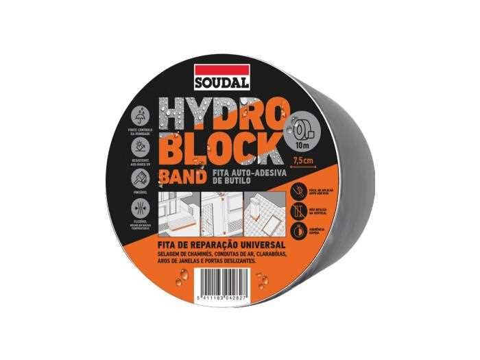 Impermeabilizante Soudal Hydro Block Band 30cm