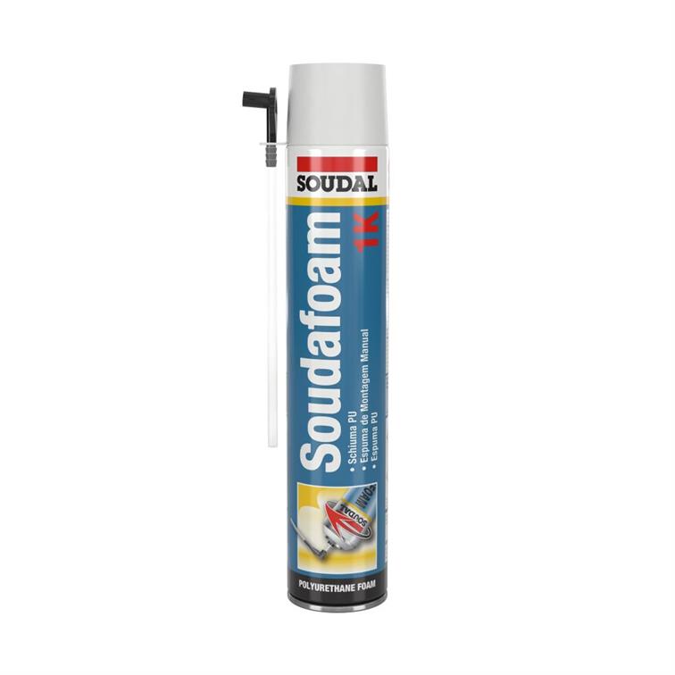 Espuma de Poliuretano Soudal 115349 Soudafoam Manual 1K 750ml