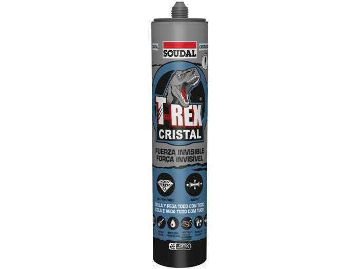 Cola e Veda Soudal T-Rex Crystal 290ml