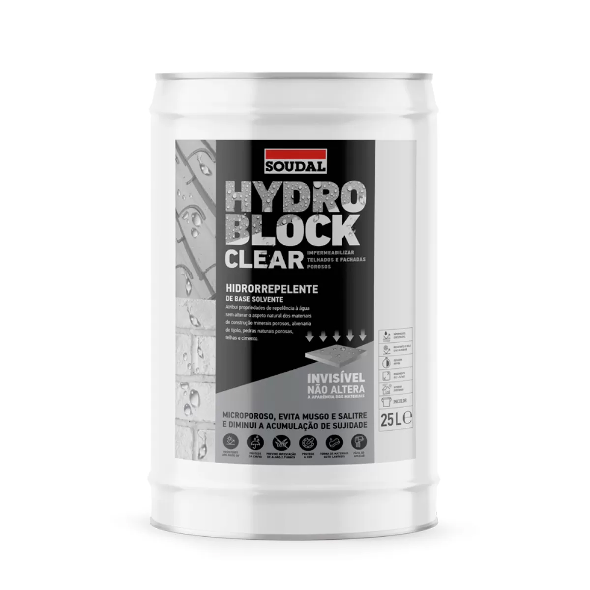 Impermeabilizante Hydro Block Clear Soudal 128530 25L