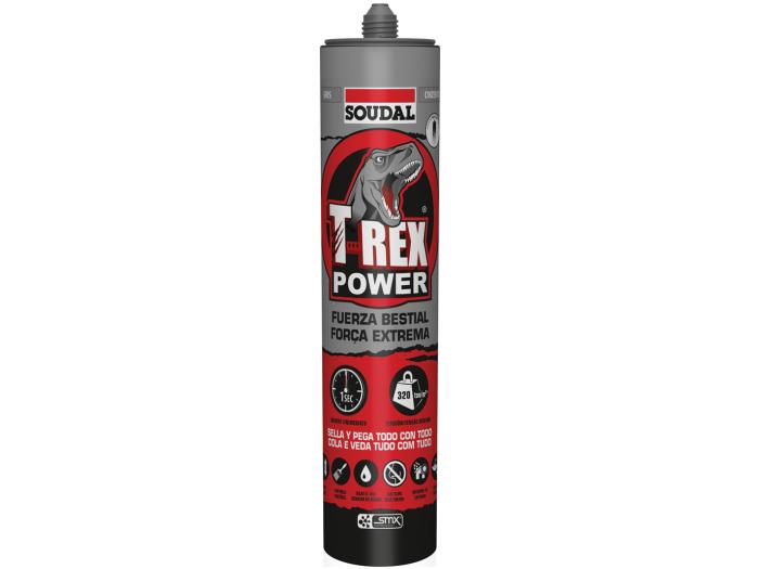 Cola e veda T-rex Power Soudal 290ml Branco