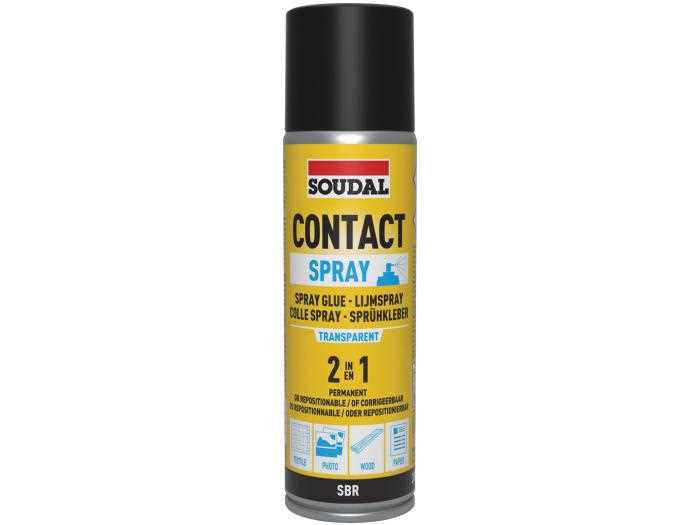 Cola de Contacto Soudal Spray