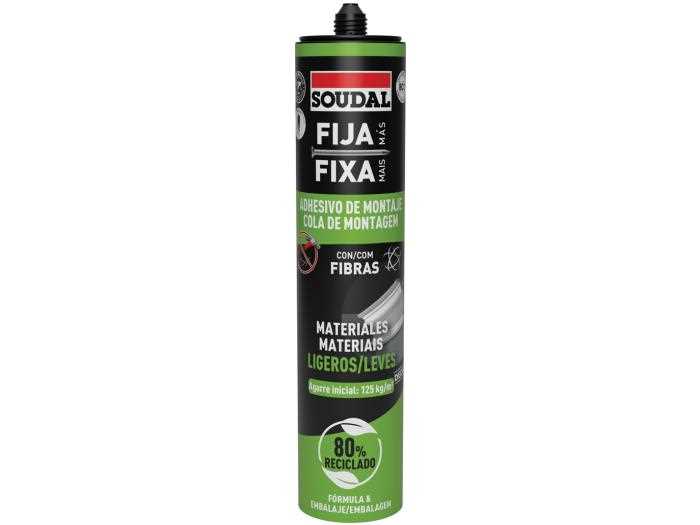 Cola de Montagem Soudal Fixa Mais Reciclado 80%