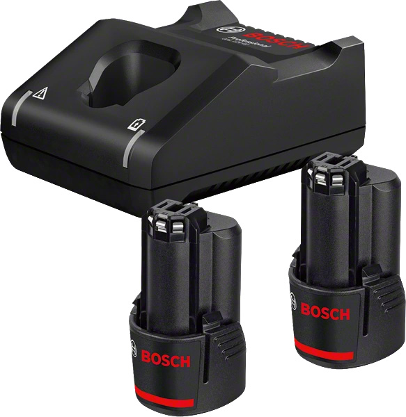 Kit 2 Baterias + Carregador Bosch GBA 12V40 3.0AH