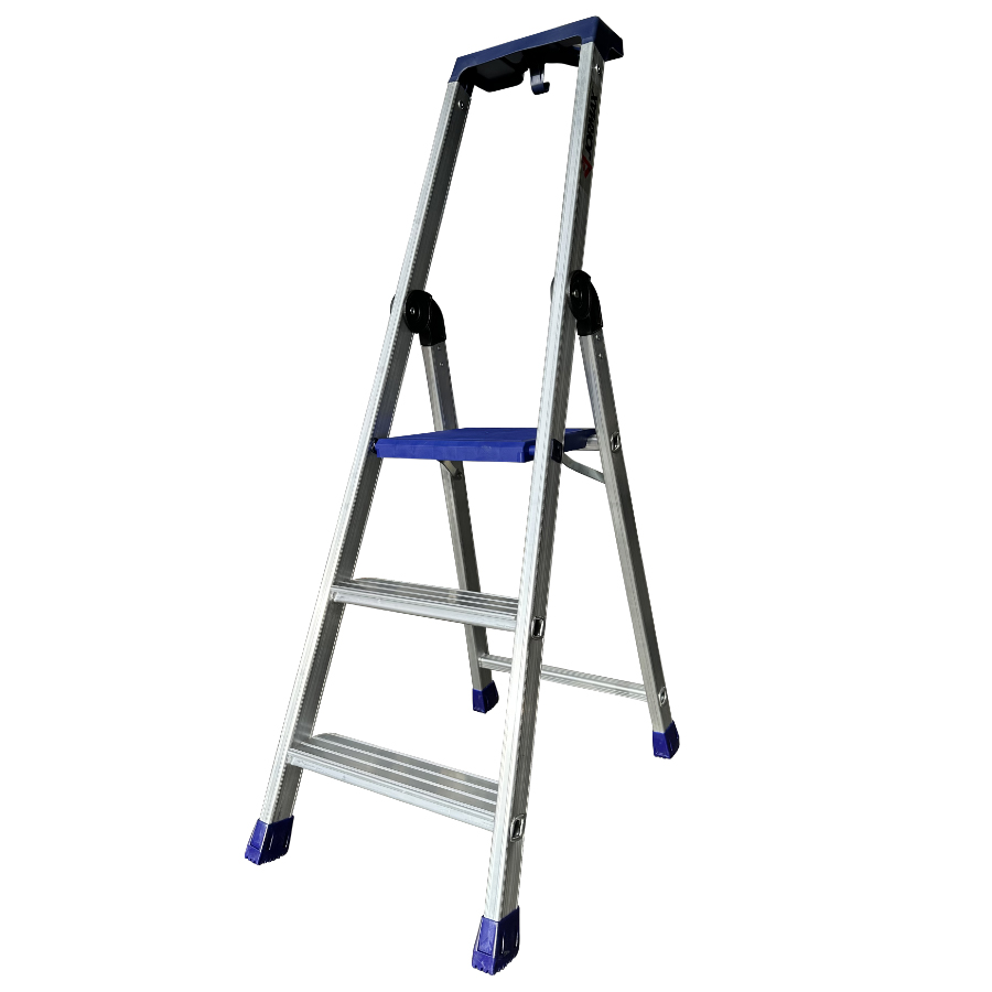 Escadote profissional com porta-bandeja Jormax PRO-MASTER com 3 Degraus