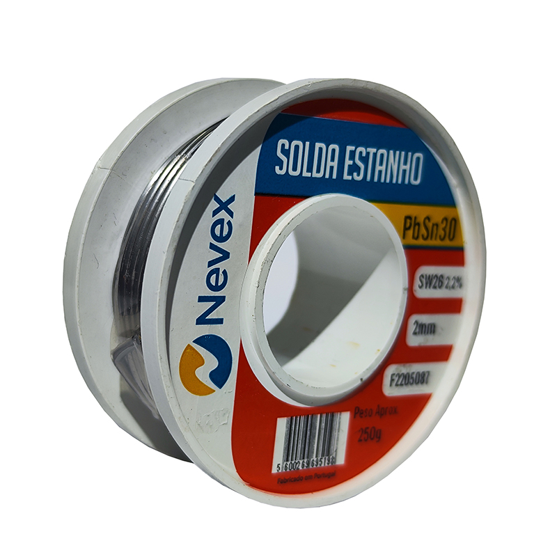 Fio de Solda Estanho Nevex SW-26 250g