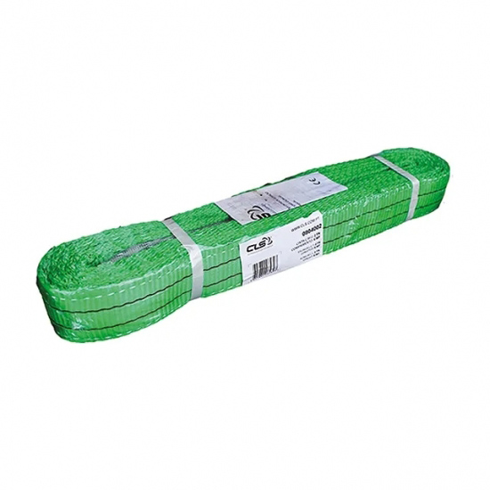 Cinta de Elevação Field Verde Poliéster 2T Resistente Segura 60 mm