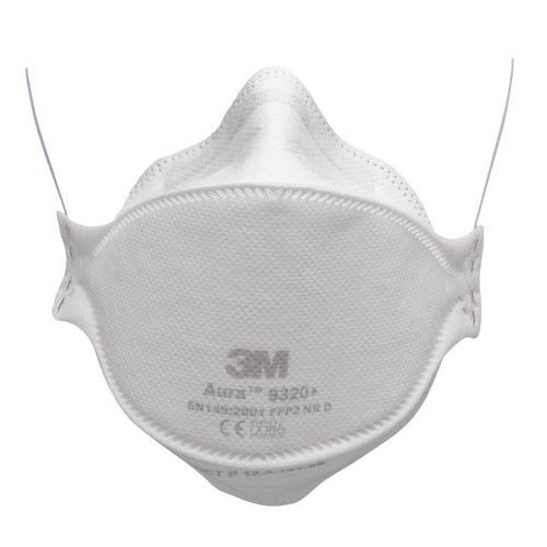 3M™ 9320+ Aura™ Máscara de Partículas Descartável, FFP2, Sem Válvula