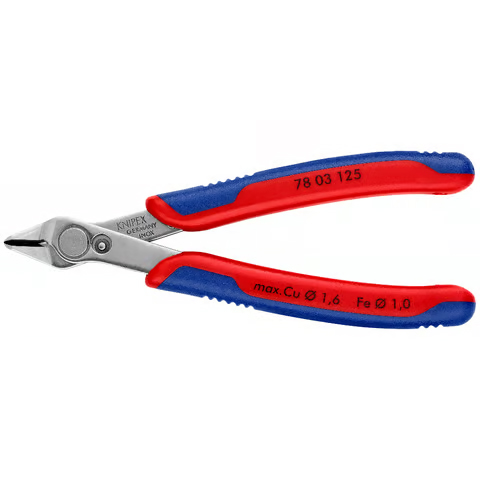 Alicate de Corte p/ Eletrónica Knips Knipex 78 03 125
