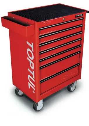 Carro de Ferramenta c/ 7 Gavetas Toptul Pro-Master Special 208pçs.
