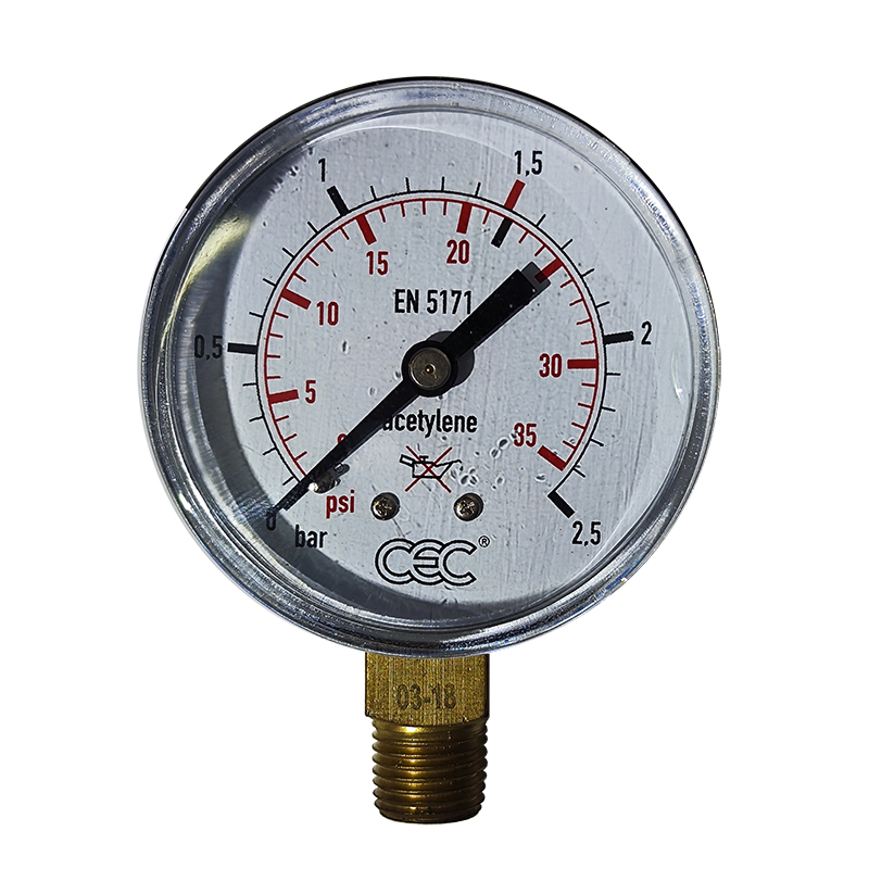 Manómetro Acetileno GALAGAR 1331516033