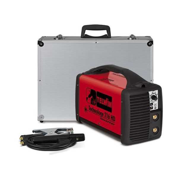 Máquina de Soldar Inverter MMA/TIG Telwin Technology 216 HD