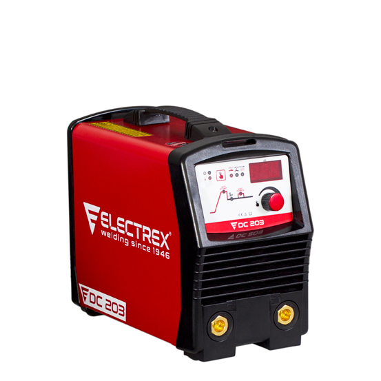 Máquina de Soldar Electrex Inverter MMA DC 203 Completo