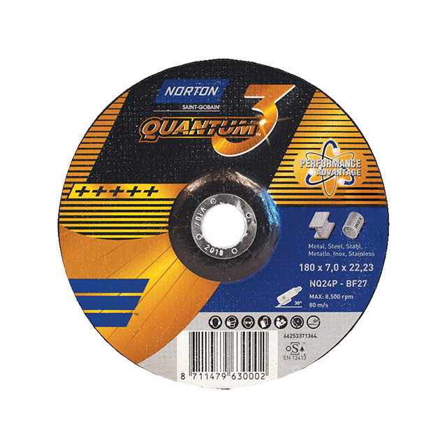 Disco de Desbaste Inox Norton Quantum 125x1mm