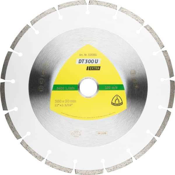 Disco de Corte Diamante Klingspor DT 300 U