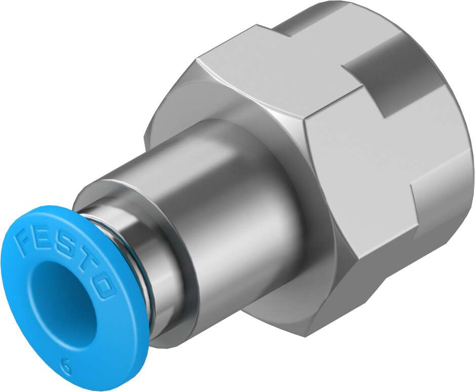 União de encaixe Festo 153024 QSF-1/4-6-B