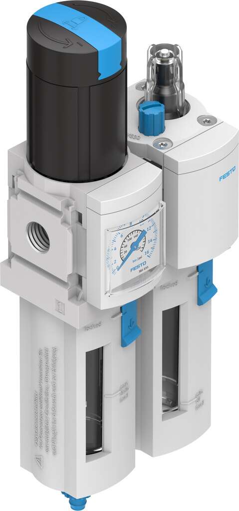 Conjunto Filtro Regulador c/ Lubrificador Festo 531117 MSB4-1/4  J1:M1