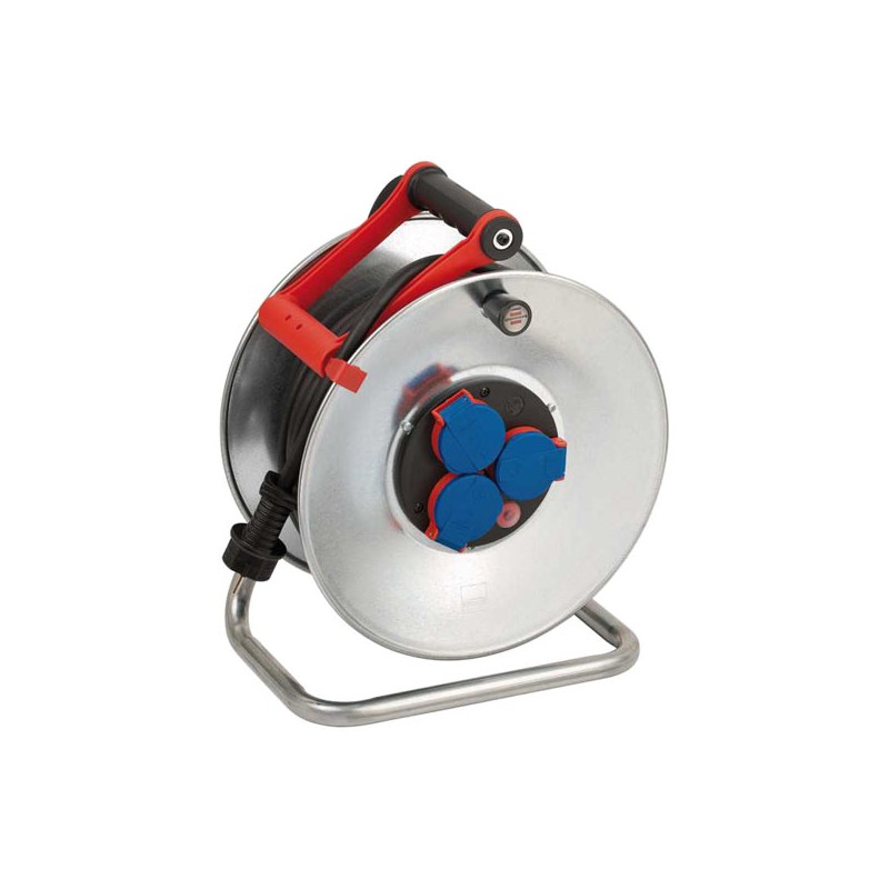 Extensão c/ Enrolador BRENNENSTUHL 3TP-3G2.5-25MTS c/ Proteção de Temperatura