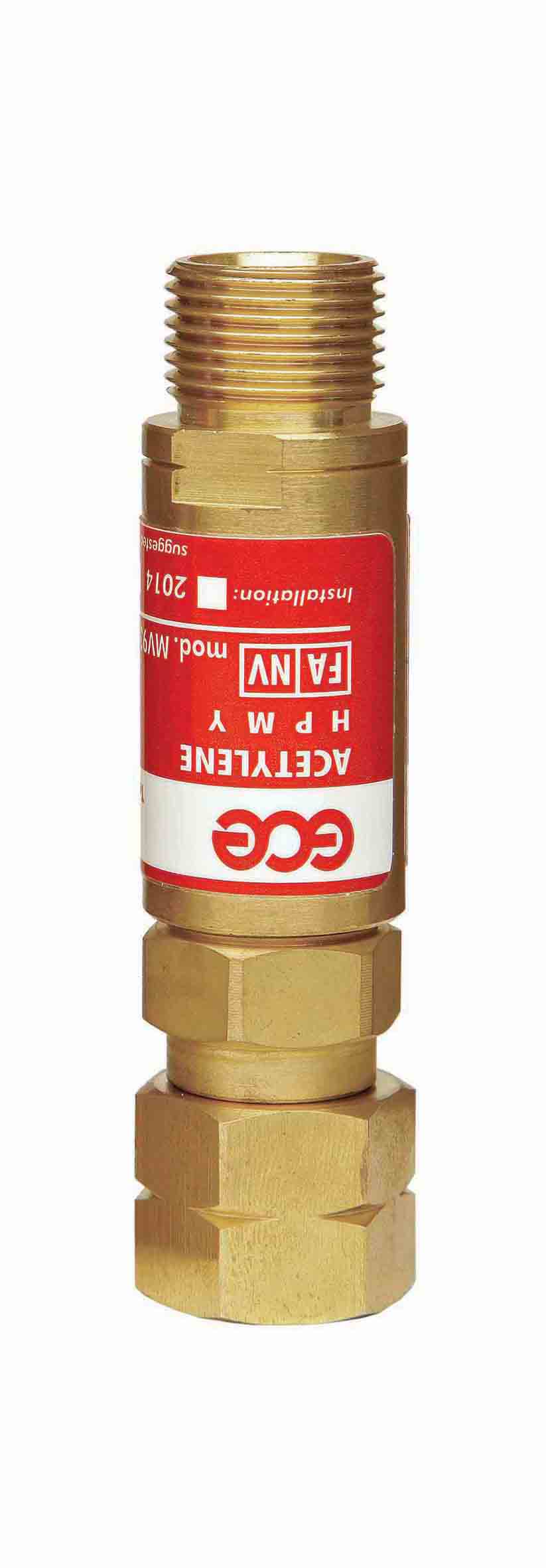 Válvula de Segurança Anti-retorno para Debitometro Gás GCE Safe Guard 2 G1/4