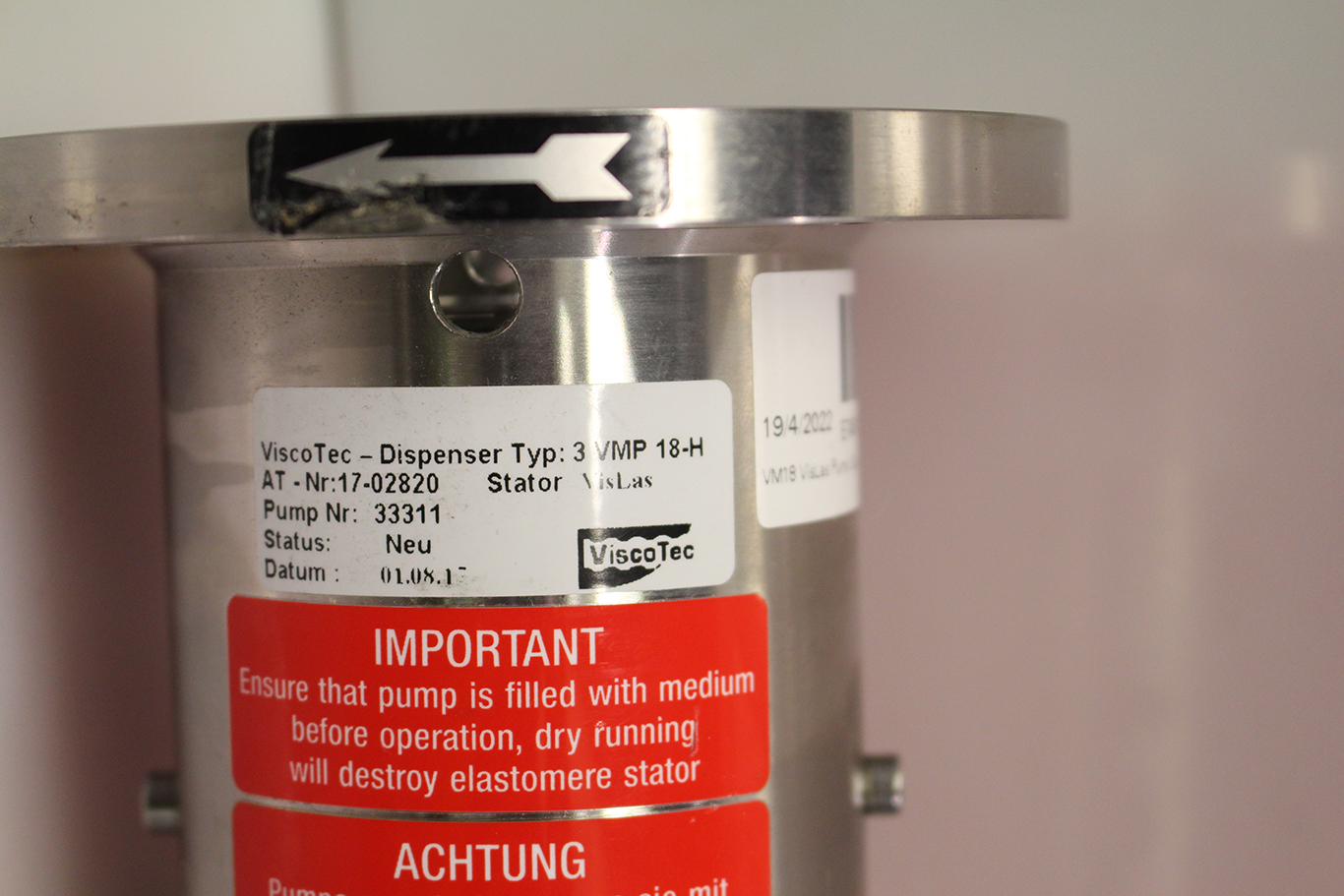 2 - ViscoTec - Dispenser Typ: 3 VMP 18-5 17-02820 VisLas
