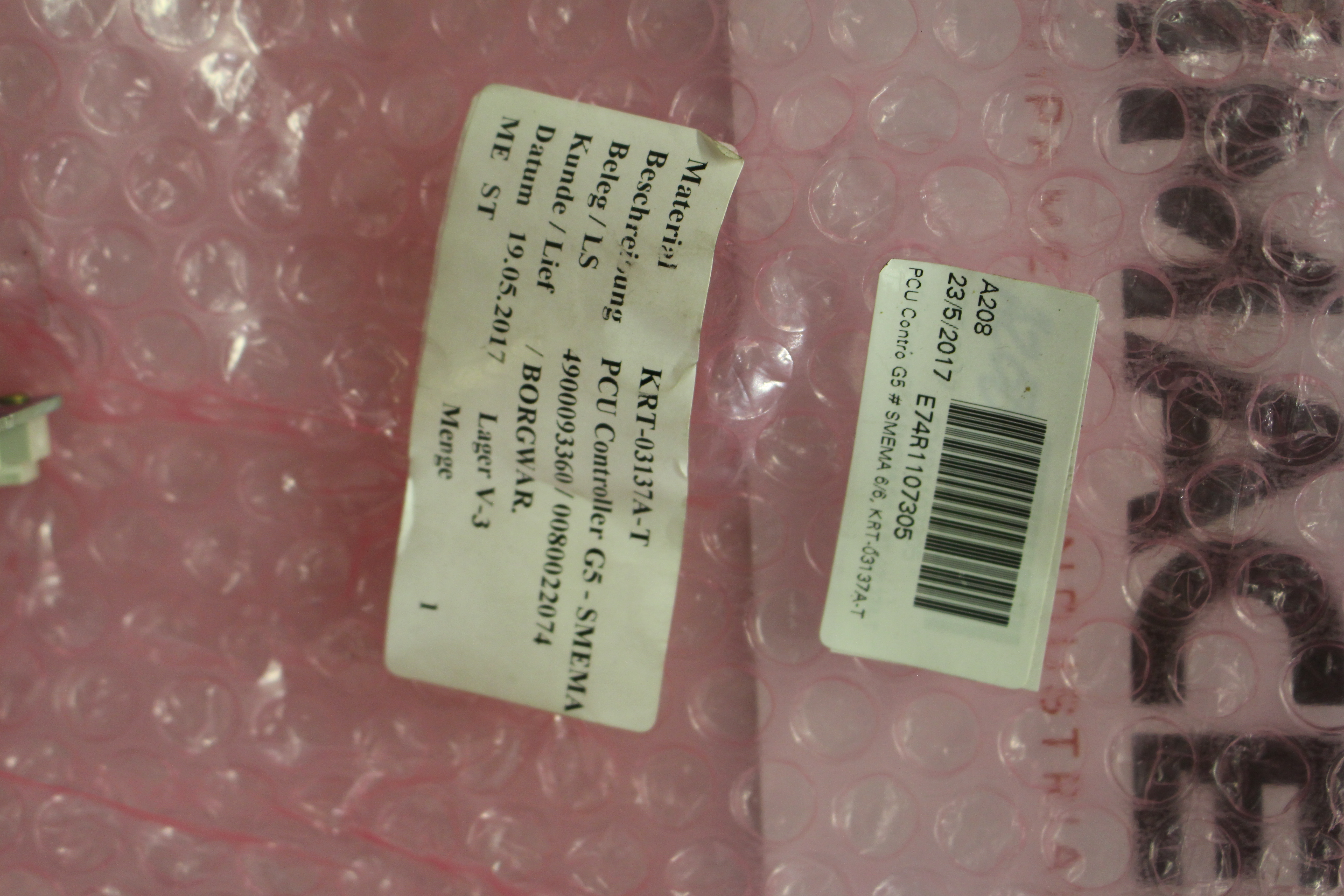 2 - PCU Controller F&K KRT-03137A-T G5 – SMEMA