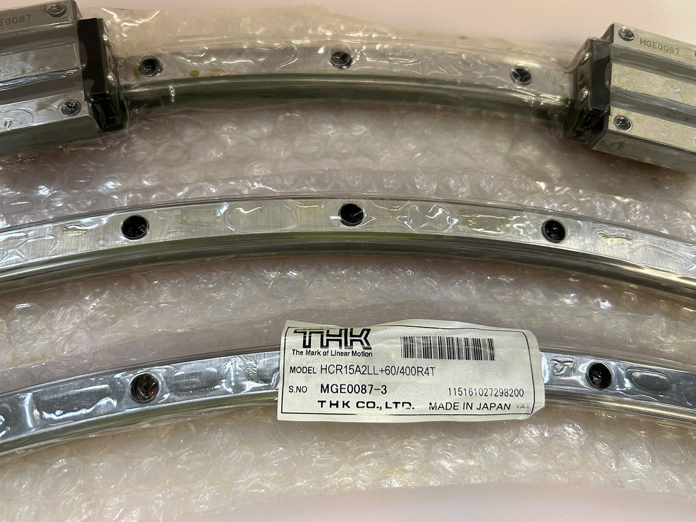 2 - THK Patin+ Guia HCR15A2LL+60/400R-4T 